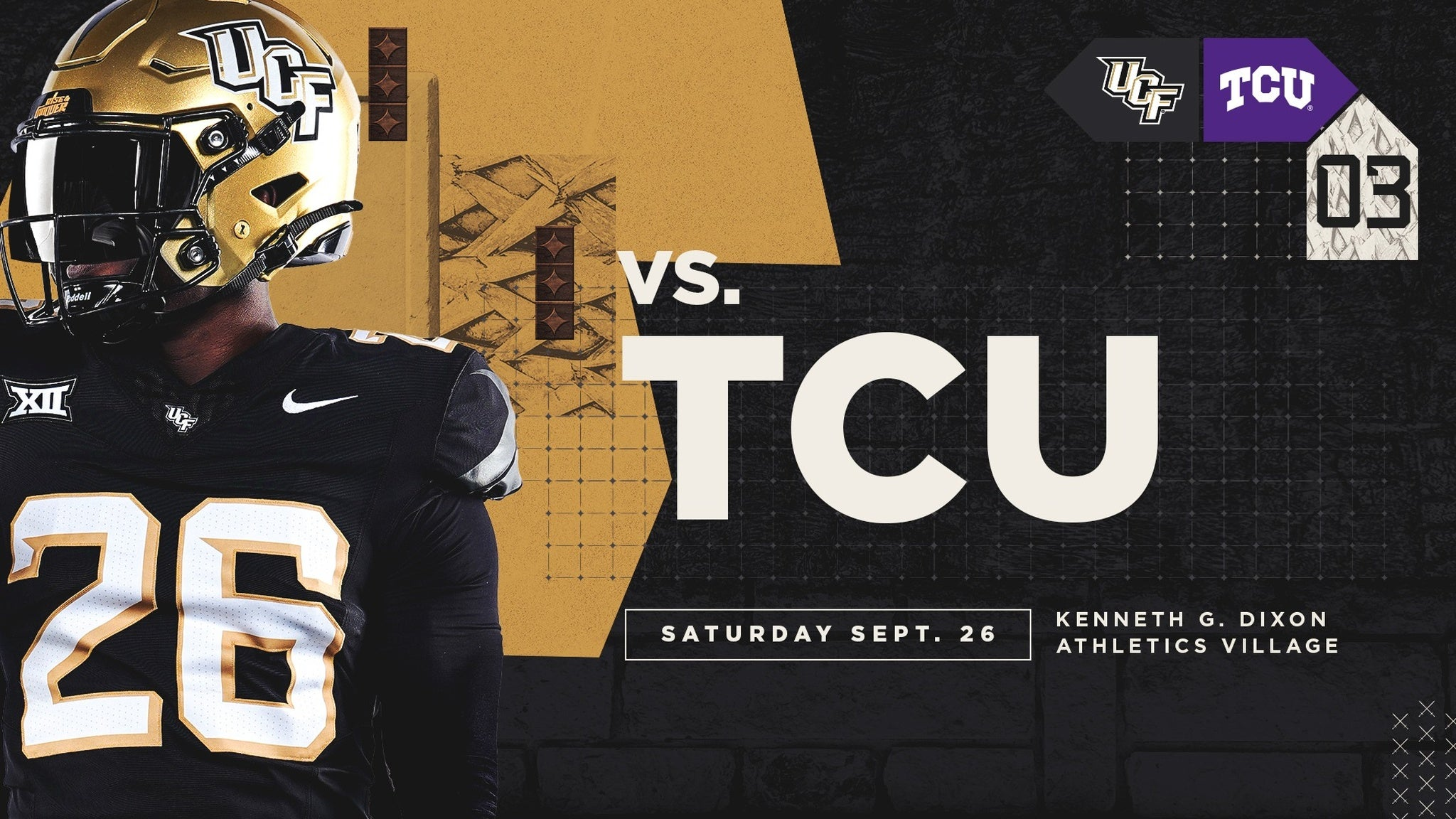 Cover image for UCF Knights vs. TCU Horned Frogs 