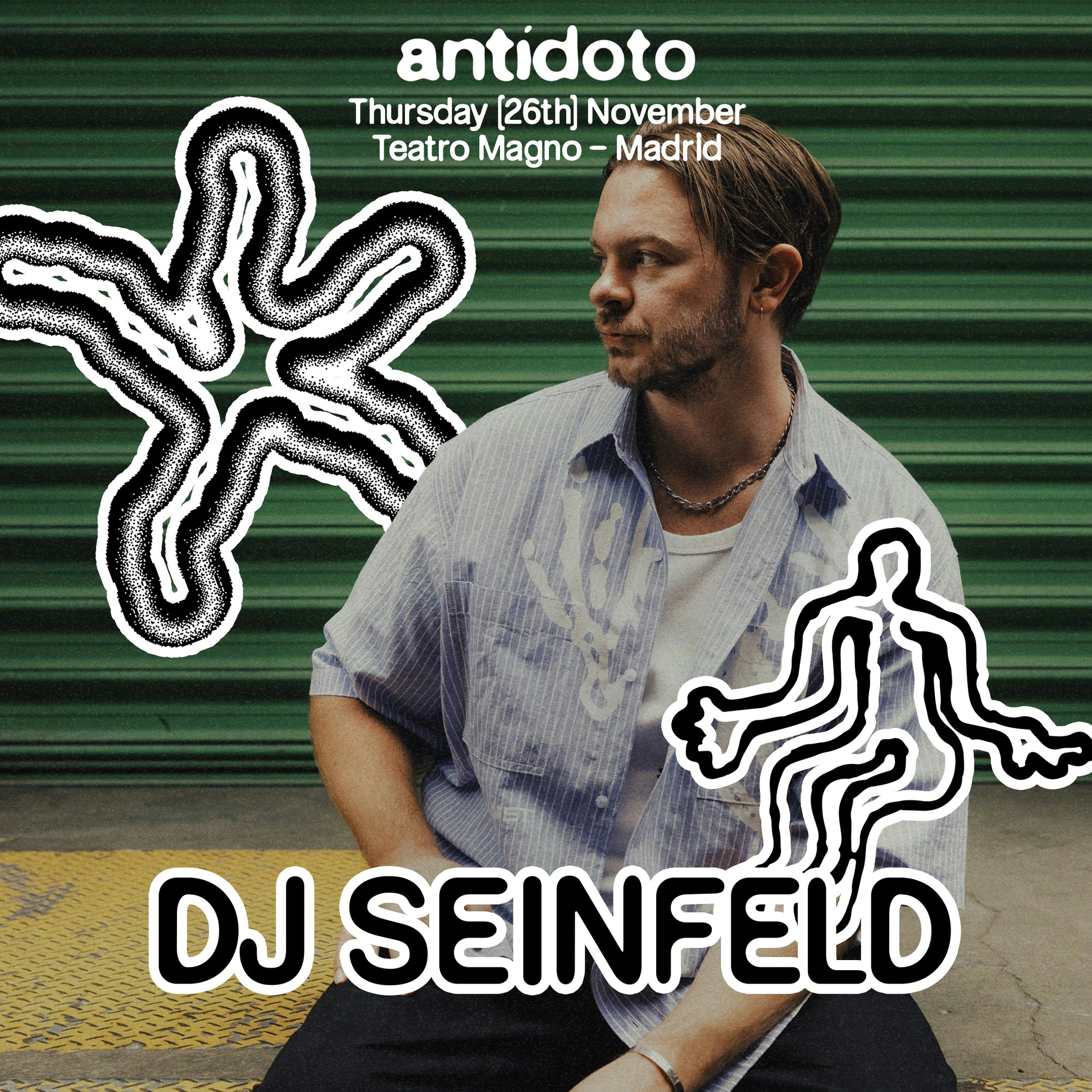 Cover image for Antidoto Club: DJ Seinfield + Vagabund