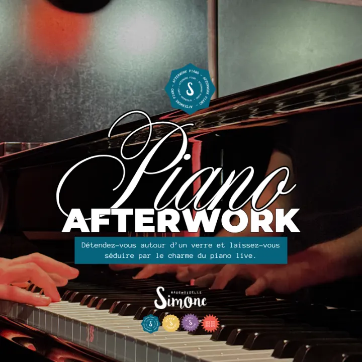 Cover image for Piano Afterwork at the Mlle Simone Jazz Club in Lyon