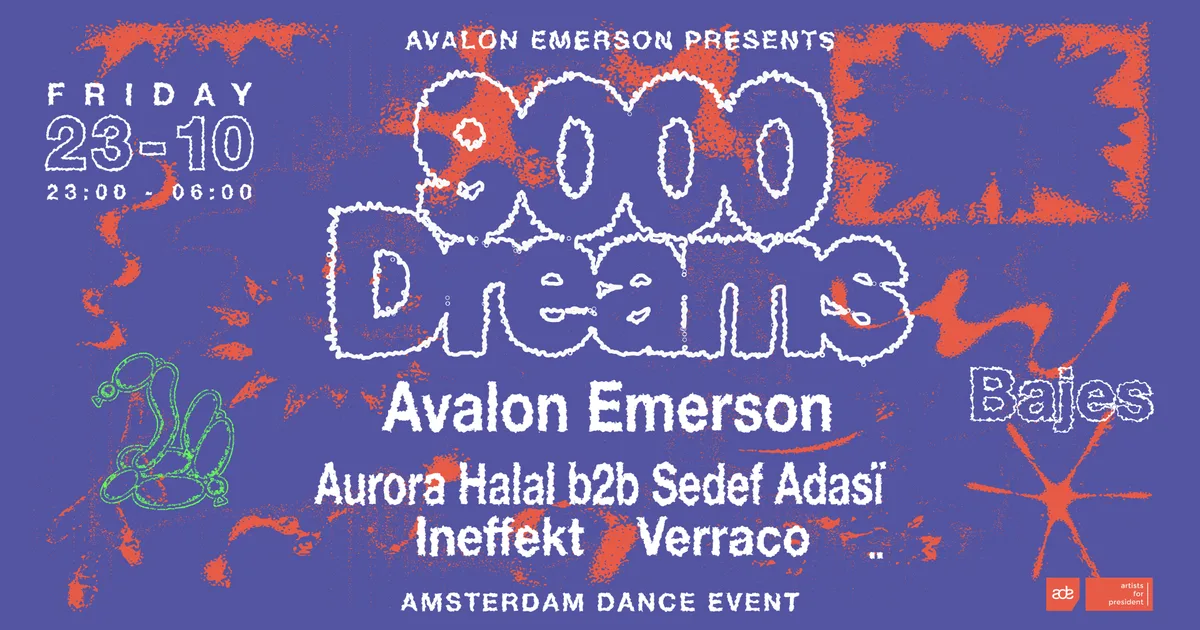Cover image for Avalon Emerson: presents 9000 dreams — ADE