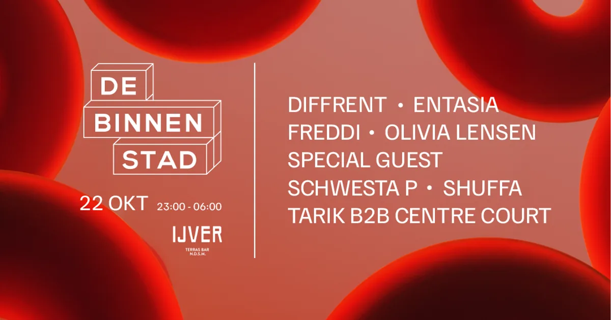 Cover image for De Binnenstad x TNT Records — ADE 2026 | IJver NDSM Amsterdam