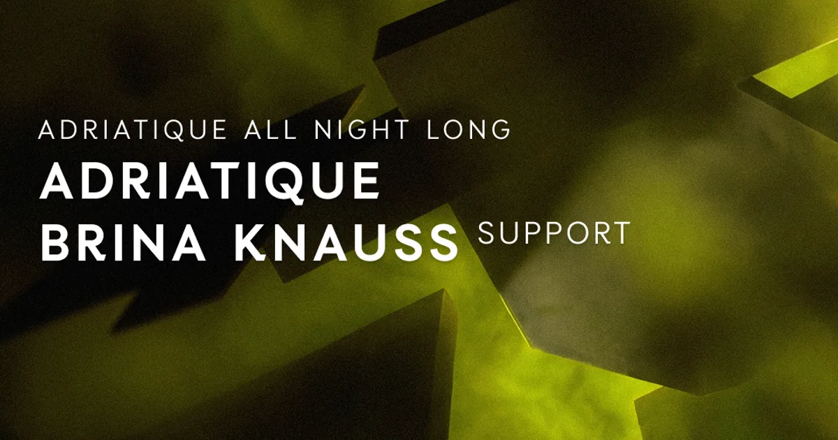 Cover image for Adriatique All Night Long - Awakenings ADE — ADE
