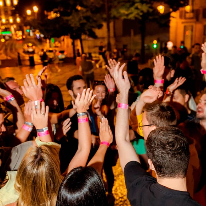 Cover image for Pink Street Pubcrawl: Open bar, shots, VIP entrance to nightclub