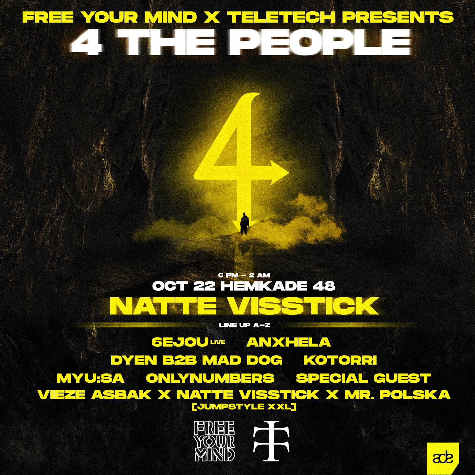 Cover image for Free Your Mind x TeleTech - 4 The People — ADE