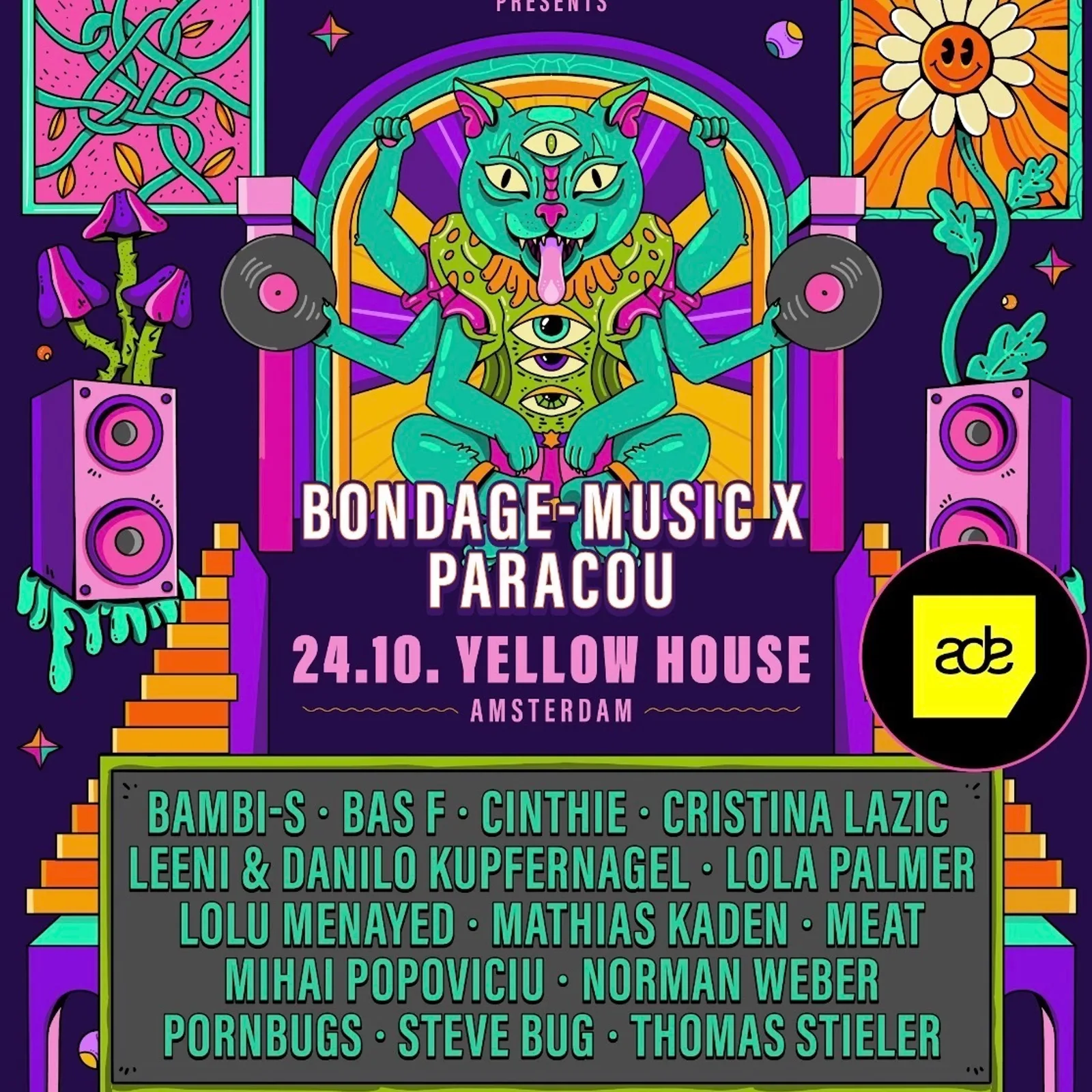 Cover image for B:Wired Presents Bondage Music x Paracou - ADE