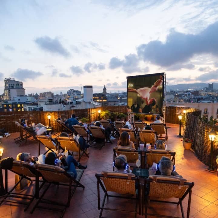 Cover image for ï»¿Open-Air Rooftop Cinema at El Palace Barcelona